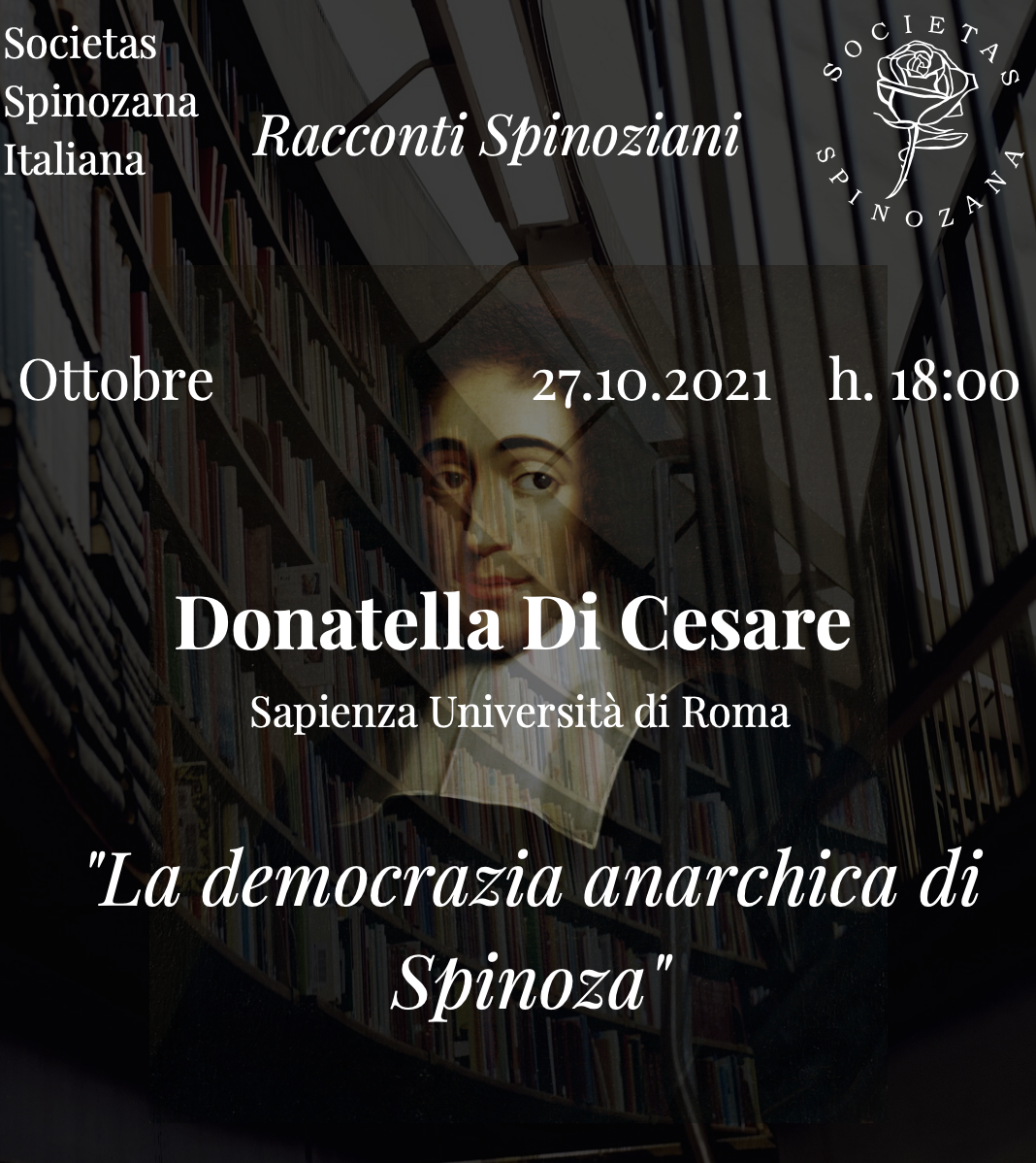 La democrazia anarchica di Spinoza – prof.ssa Donatella Di Cesare
